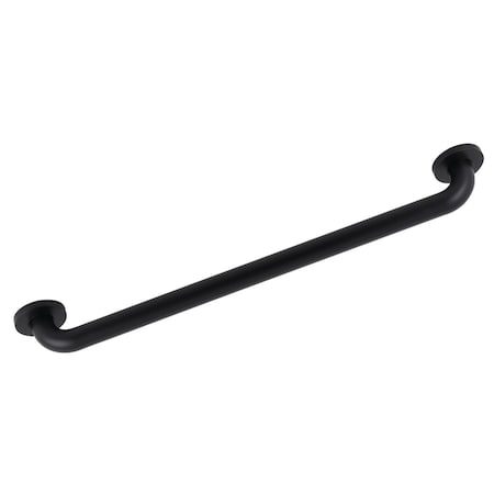 Kingston Brass Contemporary GDR814240 Silver Sage 24" X 1-1/4" OD ADA Grab Bar, Matte Black, 26.81 L, Brass GDR814240